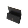 Black Carlyle Pattern Gold DD Triple Fold Long Wallet DCWA6F411BK