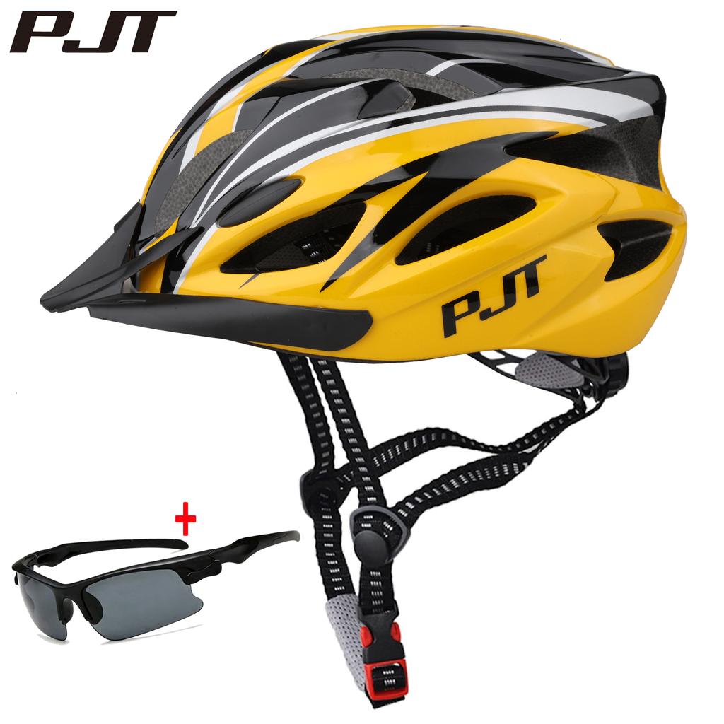 Pmt Cycling Helmet Comfort Lining Lightweight Hollow Riding Safety Cap Head Protection Bicycle Mtb Helmets Sun Visor Bike Helmet