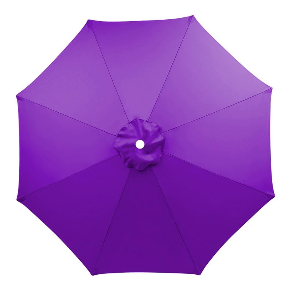 Large Outdoor Patio Umbrella with Durable Red Canopy, UV Protection, Wind Resistant, Easy Crank Lift, 8-Rib Frame for Garden, Deck, Poolside, Backyard