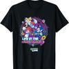 Sonic The Hedgehog Life In The Fast Lane Retro Neon Shot T-Shirt