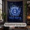 Personalized Wall Tapestry,Everton FC Custom Text, Soft Fabric Wall Art For Indoor Decoration
