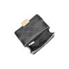 Michael Kors MK Sonia Small Chain Leather Solid Color Flap Large Logo Leather Shoulder Crossbody Bag Women Bags Black 35F1G6SS5L-001
