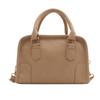 2024 Early Spring Solid Color Textured Square Handbag - Women's Versatile Shoulder & Crossbody Bag