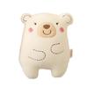 Size M Made In Amorosa Mamma Organic Cotton Squishy Bear with Baby Plush Toy for First Toy (19cm) Off-White, Japan, Bell, Toy, Newborns,
