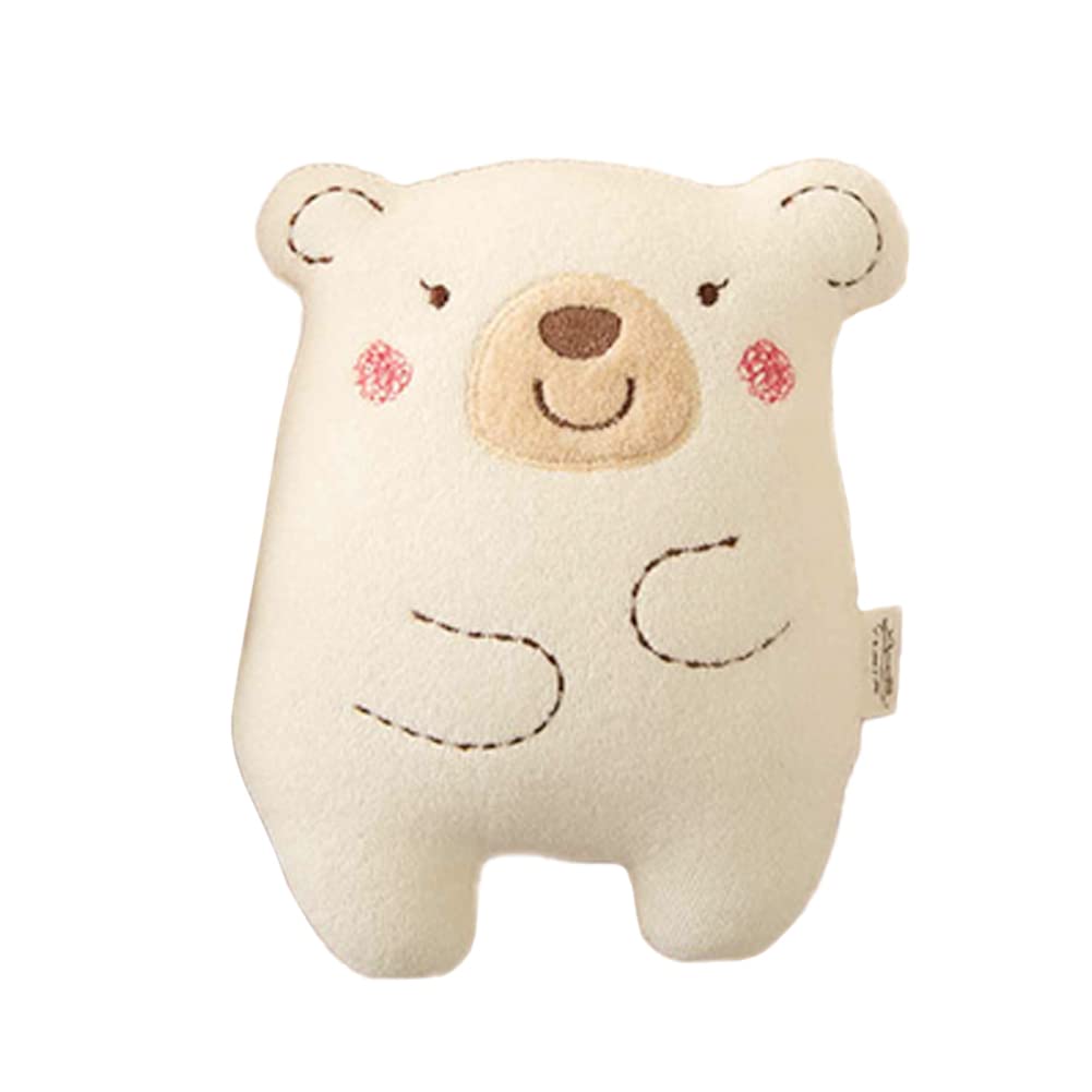 

Size M Made in amorosa mamma Organic Cotton Squishy Bear with Baby Plush Toy for First Toy (19cm) Off-White, Japan, Bell, Toy, Newborns,