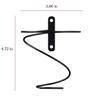 Wall Mount Wine Rack for Single Wine Bottle Holder for Home Bar Kitchen Storage