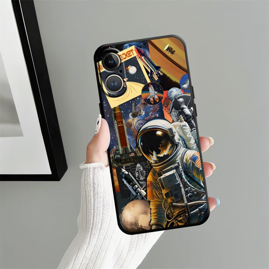 

Cool Astronaut Case for Apple iPhone 17 Pro Max XR XS MAX 13 12 15 Pro 7 8 11 16 Air 14 Funda Phone Cover iPhone 8
