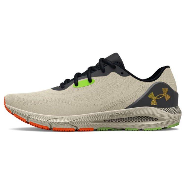 Under Armour HOVR Sonic 5 Comfortable Fabric Low-Top Casual Running Shoes Men Sneaker Brown 3025649-101