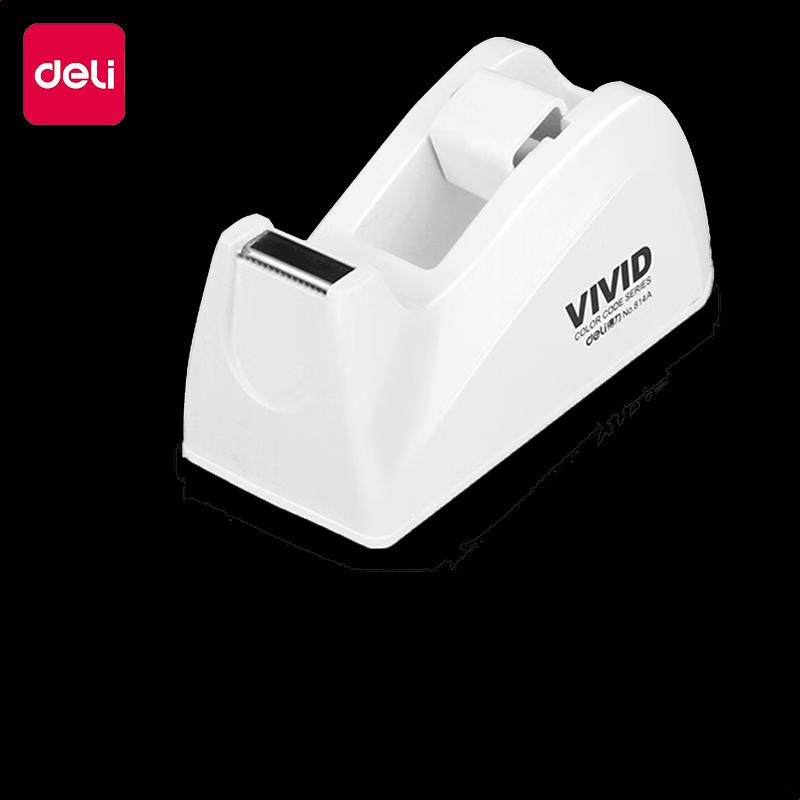 Deli 814A Tape Dispenser with Cutter белый