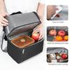 New Oxford Cloth Crossbody Cooler Bag 5 Colors Large Capacity Thickened Thermal Insulation Bag Double Layer Lunch Bag