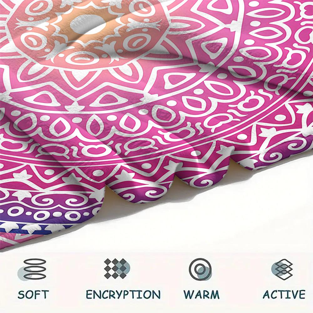 Geometry Print Flannel Blanket, High quality Comfortable for All Seasons, Home Decor, Warmth and Comfort, Perfect for Christmas Gifts