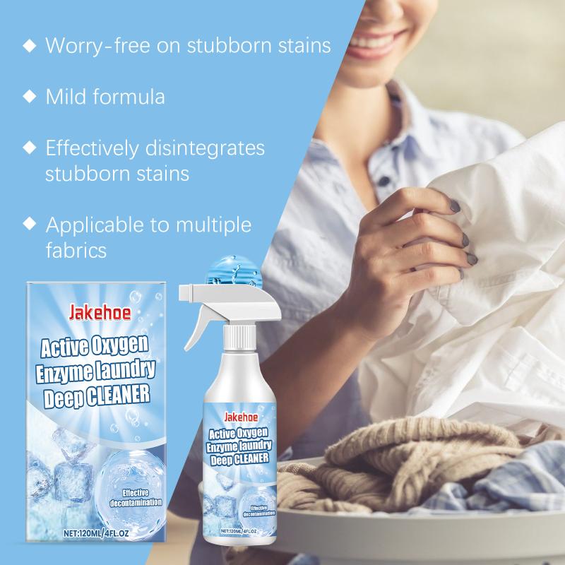 

Active Oxygen Fabric Stain Remover Effectively Removes Stubborn Grease And Sweat Stains Protects Garments Laundry Detergent 1pcs