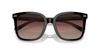 Coach HC8381F CL919 BLUSH 56 Women's Sunglasses, BLACK/TRANSPARENT