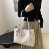 Korean version of large-capacity bag women's 2025 winter new niche tote bag fashion foreign commuter armpit handbag