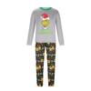 Parent-child Christmas Print Home Suit Long-sleeved Top And Pants