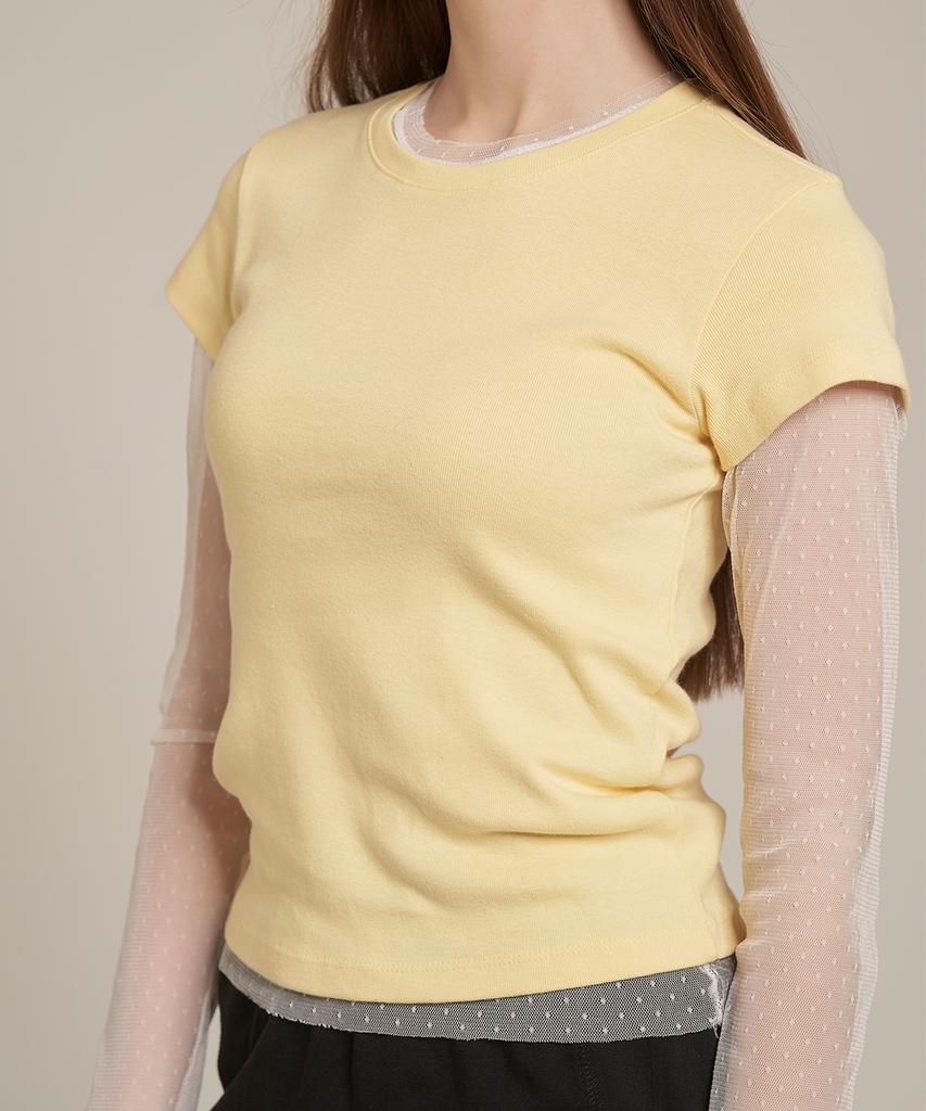 Iteoneolmomeonteu Basic Milano T-Shirt _ Yellow
