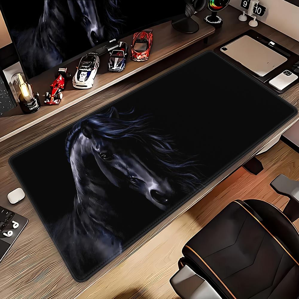 Animals Lion Tiger Horse Mouse Pad Gaming XL Home HYBXAXC XXL Keyboard Pad Natural Rubber Soft PC Table Mat Desktop Mouse Pad