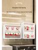 Rotating Wall-Mounted Bathroom Cabinet: No-Drill, Dustproof, Magnetic Door for Cosmetics and Medicine Storage