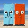 Kunst J-Jean J-Jullien Ansigtshåndklæde Blød Pool Gave Til Rejse Træningscenter Badning Camping Hurtigttørrende Sport Store Strandhåndklæder
