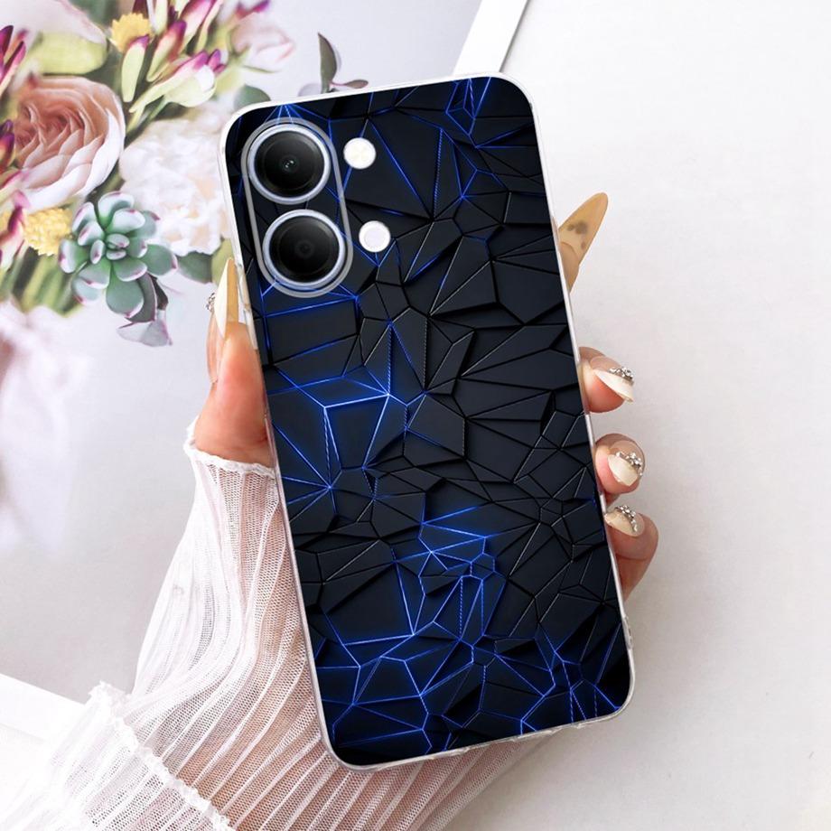 Flower Cartoon Fashion Design Phone Case For Vivo Y05 Y11D 4G Vivo Y11 Y21 5G Funda Soft Silicone Clear Back Cover V2553 V2554