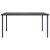 Maison Exclusive - Table à dîner d'extérieur Anthracite 150x90x74 cm Acier