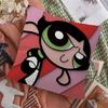 Cute Powerpuffs-Girls Classic Anime Cushion Cover Inches Farmhouse Decor Home Throw Pillow Covers For Couch Decorations