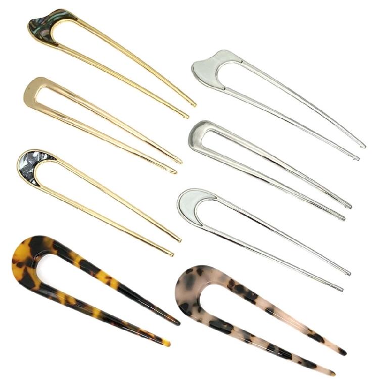 Jedinečný tvar Francouzské sponky do vlasů Příčesky Velká spona do vlasů Ozdoba do vlasů Pro ženy Nabízející vintage a moderní vzhled