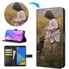 Maßgeschneiderte DIY Leder Klapphandytasche für Moto G85 G54 G84 G82 G34 G45 5G Hülle G71S G72 G71 G51 G31 G41 Geldbörse Buch Ständer Abdeckung