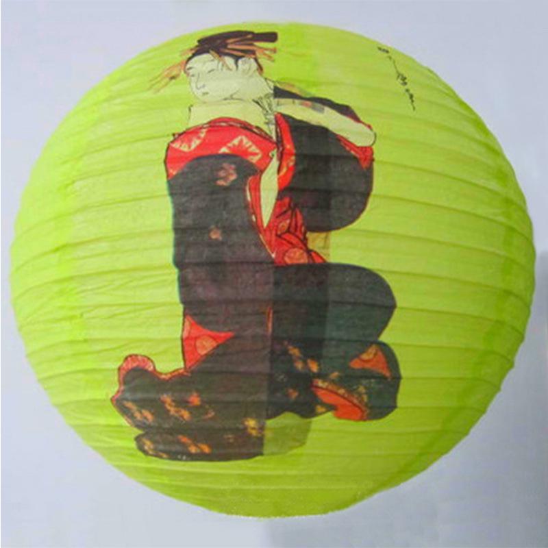 Ancient Style Lanterns: Japanese & Chinese Festive Paper Decorations