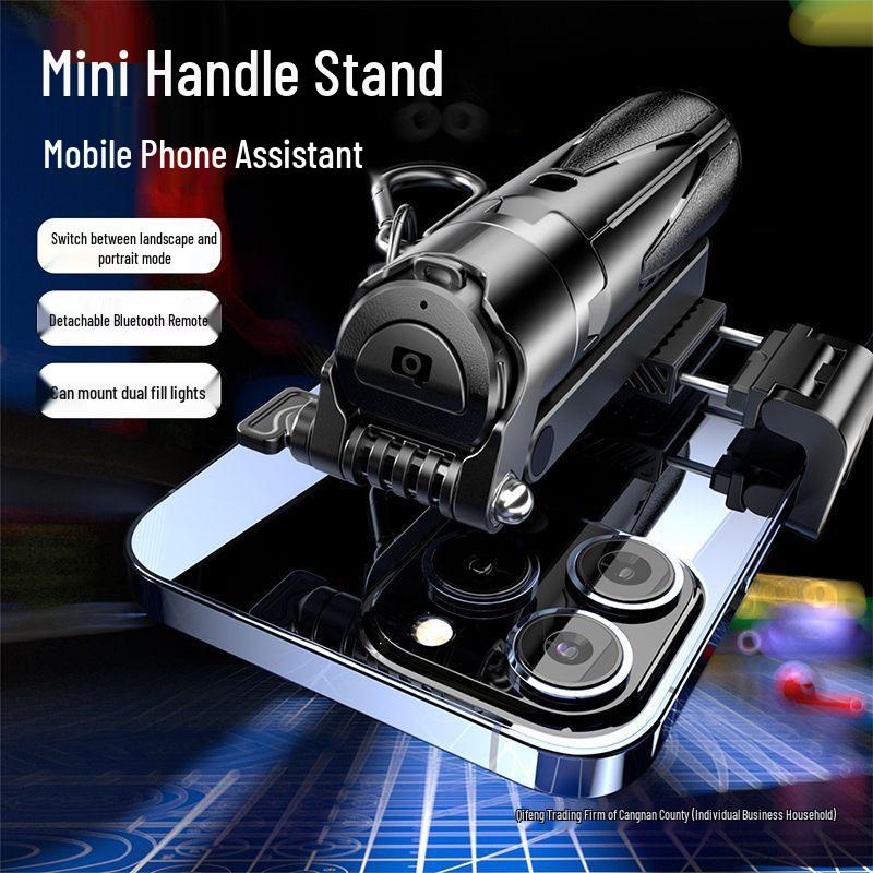 Ultra-Mini Handheld Mobile Stabilizer & Selfie Stick Tripod for Photos and Live Streaming