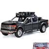 1/24 Ford F150 Off Road SUV Alloy Diecast Model Car Sound & Light Simulation Collectibles Hobby Birthday Gifts for Friend Pull Back
