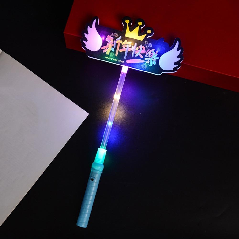 Glowing in Dark LED Glow Hair Bands Fun Luminous Rod New Year Glow Sticks Birthday Party