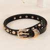 New Women's Punk Waist Belt Metal Fashion Style Women's Belt Versatile Women's Belt Studded Belt Cinturon Mujer Cinturones
