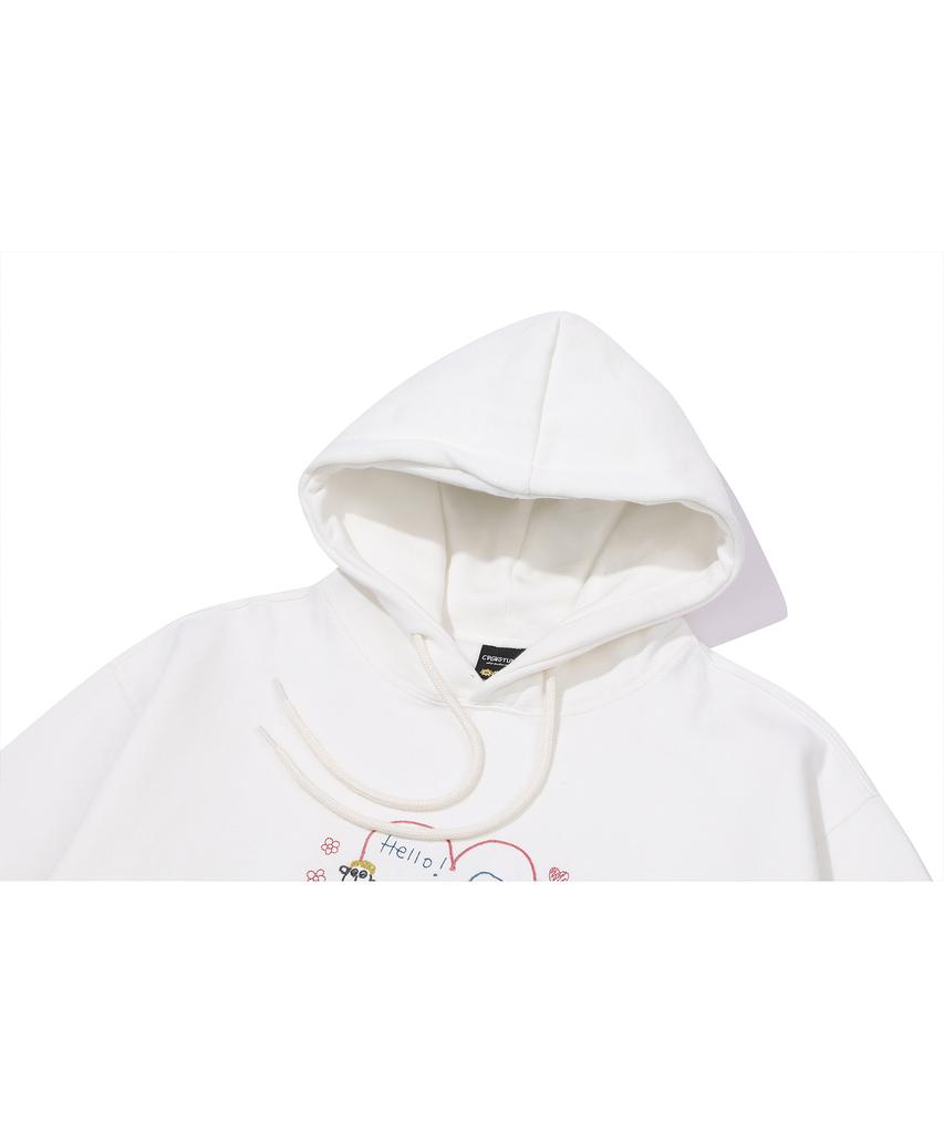 CPGN STUDIO Friends Stitch Embroidered Hoodie Ivory