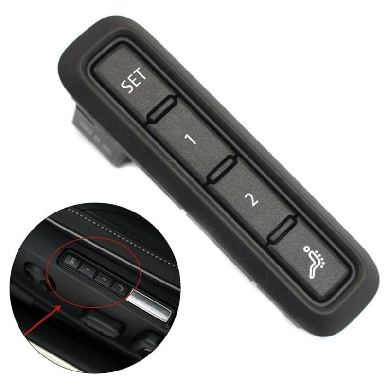 3GD959769A Seat Adjustment Memory Switches Button With One Touch Adjustment Car Accessory For Enhanced Driving Comfortable