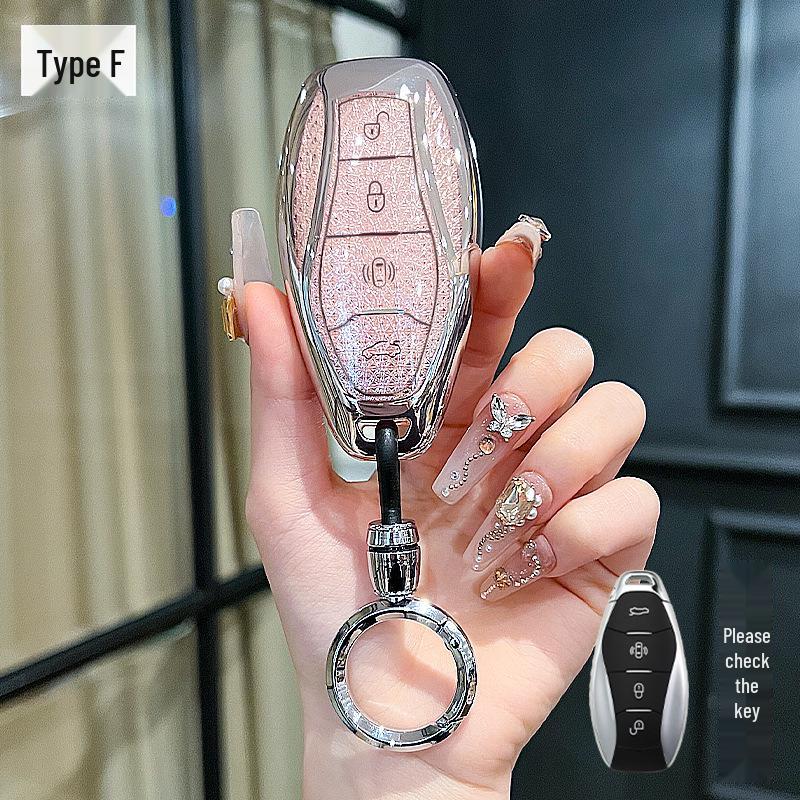 Compatible Key Cover for 2025 Hongqi H5, New H6, Brand New HS5, H9, HS7, PHEV, 2024 HS3