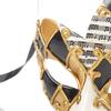 Halloween Masquerade Venetian Antique Eye Mask Holiday Party Checkered Mask