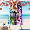 Name Custom Swift Print Beach Towel, Large Soft Quick Dry Towel for Beach Camping Swimming