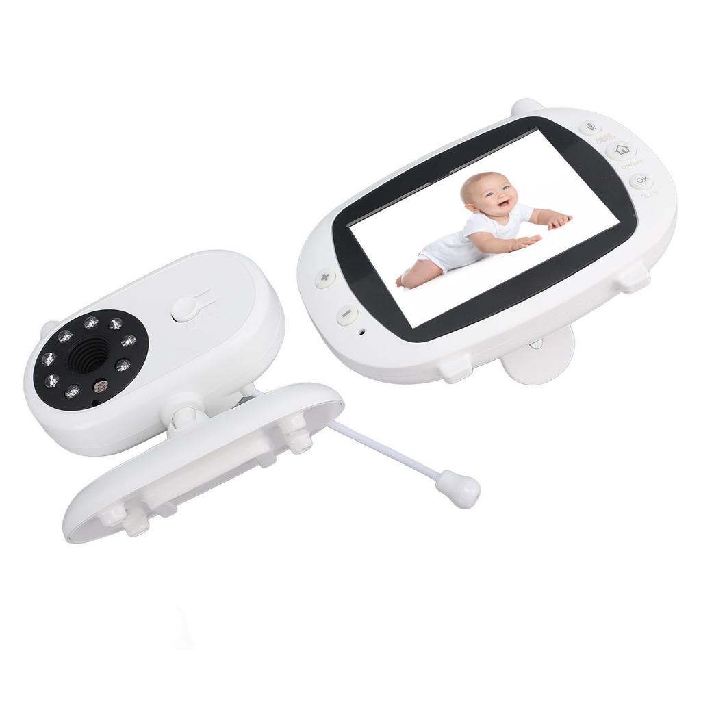 BM850 Baby Video Camera Wireless 2 Way Talk Night Vision 3.5in IPS Screen Night Light Zoom Video Baby Accessory