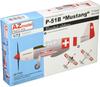 AZ Model 1/72 Scale Swiss Air Force P-51B Mustang "Overseas" Plastic Model Kit AZM7514