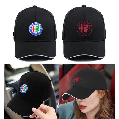 Car Baseball Cap Men Women Duck Tongue Cap Unisex Adjustable Outdoor Sun Hat For Alfa Romeo Giulietta 159 147 Stelvio Mito Valve