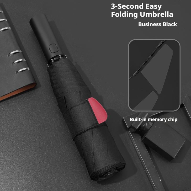 Non Folding Automatic Opening and Closing Sunshade, Sun Protection, UV Protection Memory Patch Umbrella