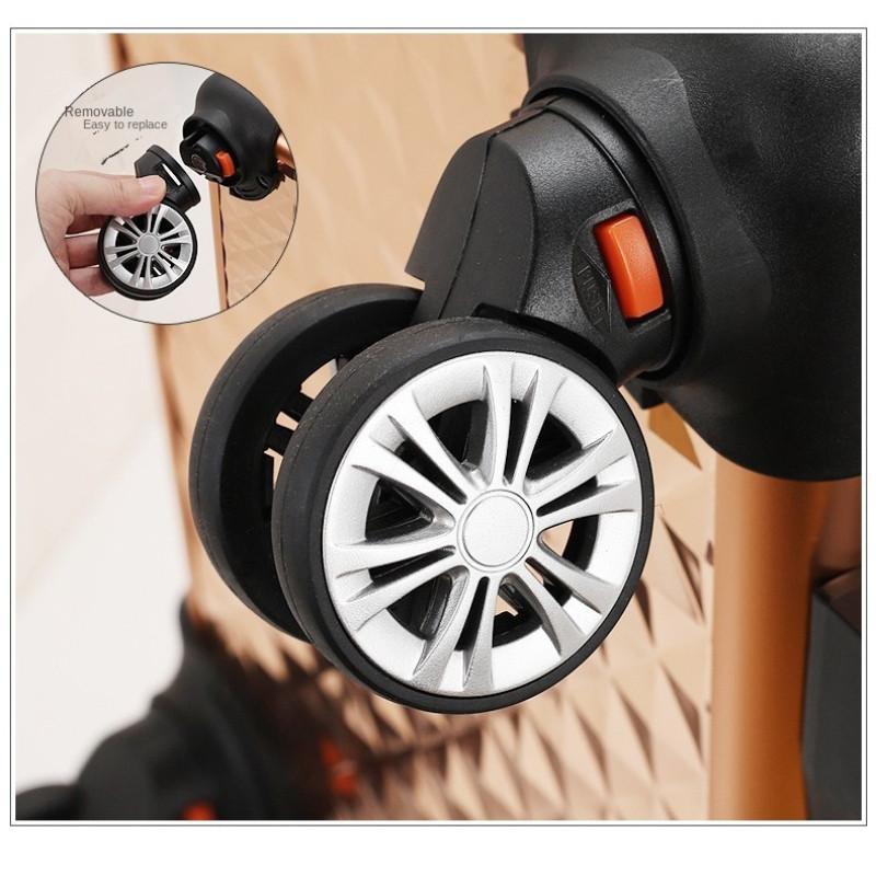 Large Capacity Cosmetic Case Trolley Portable Eyelash Nail Art and Tattoo Embroidery Toolbox Multi-layer Trolley Box