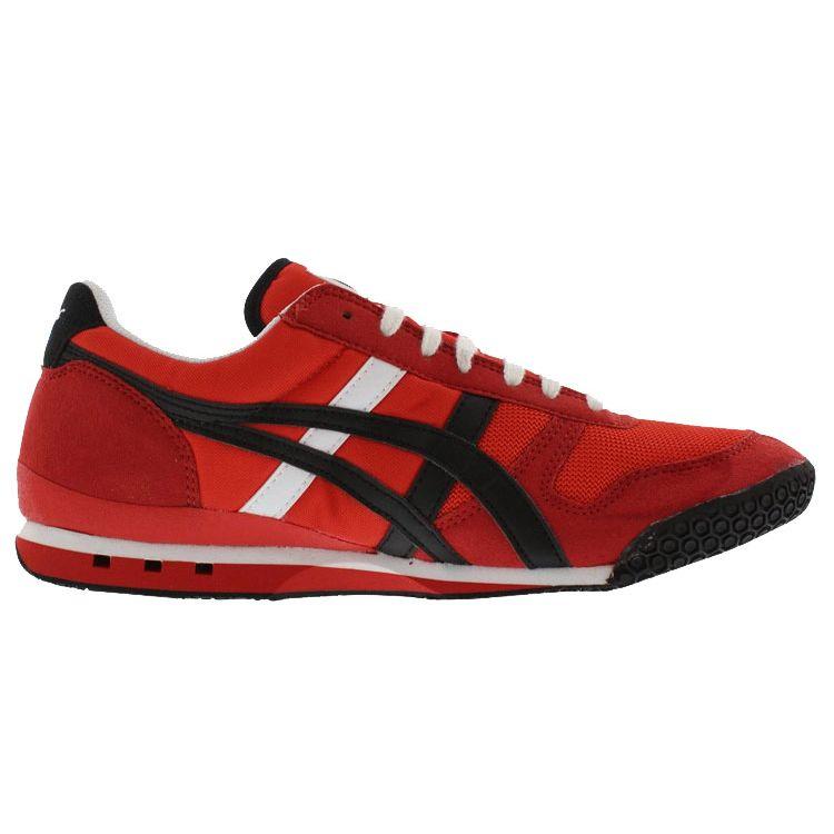Onitsuka Tiger Ultimate 81 Non-Slip Breathable Low-Top Sneakers Men Sneakers Red Black D54HQ-2190