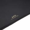 A.p.c Zipper Card Wallet Black Willow F63276