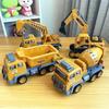4 Styles Inertia Engineering Car Toy Plastic Excavator Model Tractor Toy  Children Gift