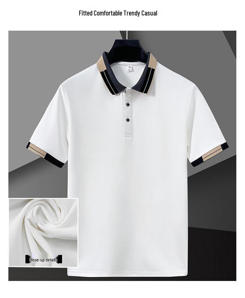 2026 Men's Summer Polo & Shorts Set - Business Casual Plus Size