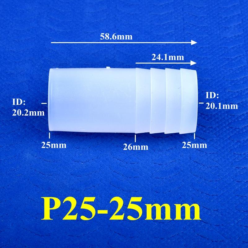 

10 шт./лот 9,5~25 мм плоский до 8~25 мм пагода прямой соединитель фитинги для аквариума шланговое соединение воздушного насоса садовые капельные ирригационные трубные соединители P25-25mm (10 Pieces)