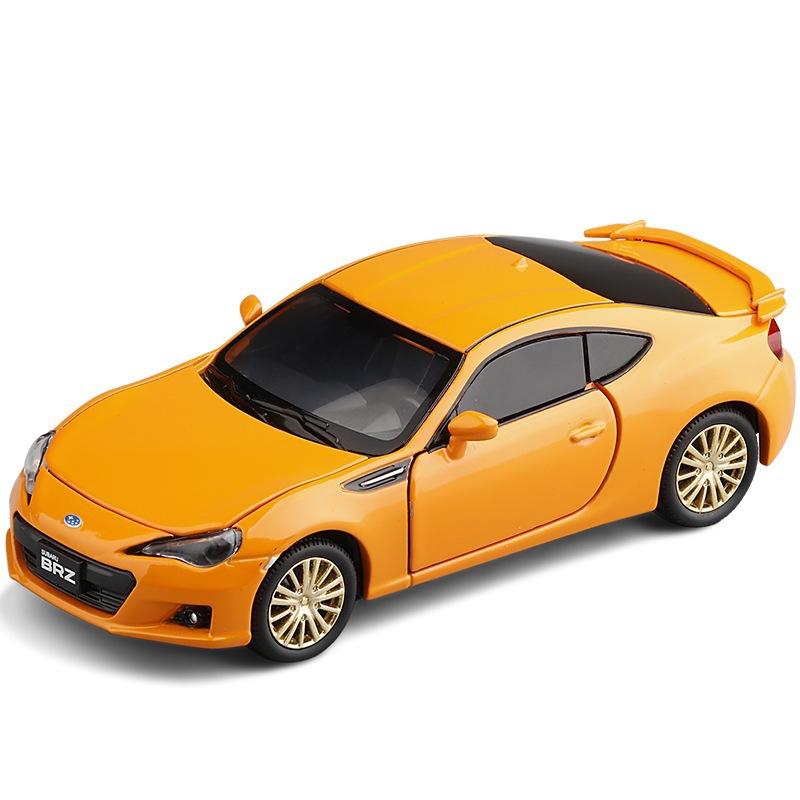1/32 Subaru BRZ Alloy Sports Car Model Diecast Metal Toy Simulation Vehicles Sound Light Collection Series Boy for Childrens Toy Gift