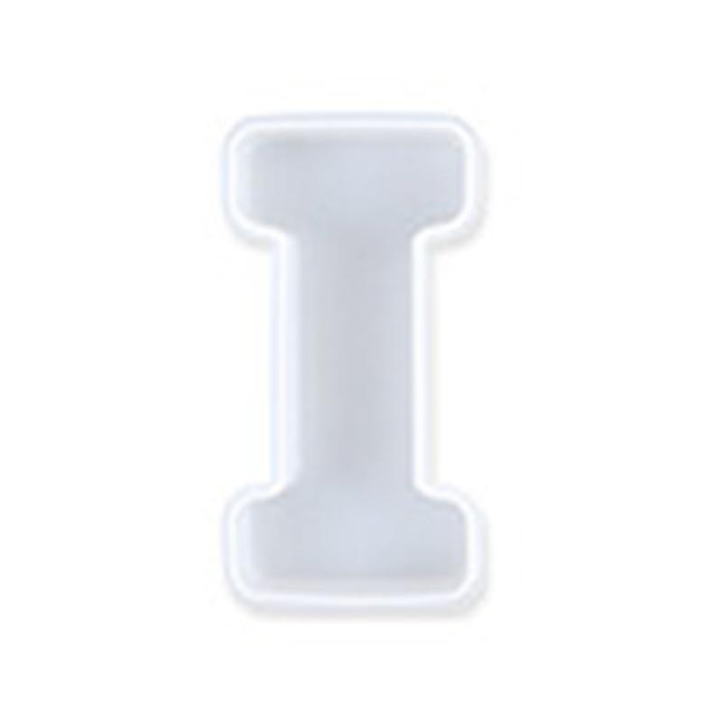 Alphabet Silicone Casting Mould Resin Letter Mold Keychain Pendant Capital Table Ornament Epoxy Mold DIY Jewelry Craft